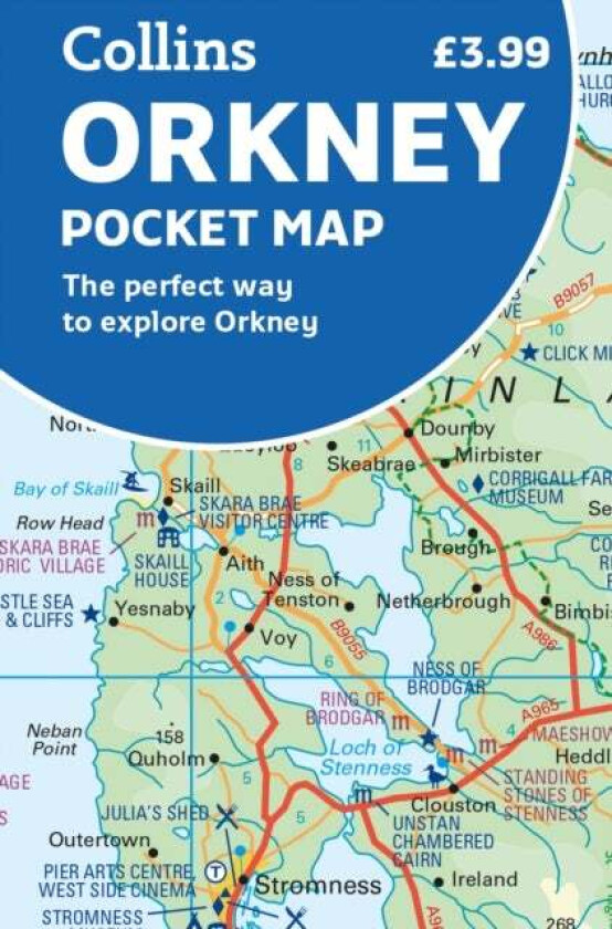Orkney Pocket Map av Collins Maps