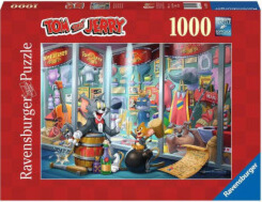 Puslespill 1000 Brikker - Tom & Jerry Hall Of Fame