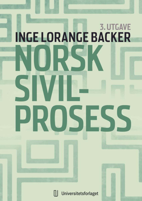 Norsk sivilprosess av Inge Lorange Backer