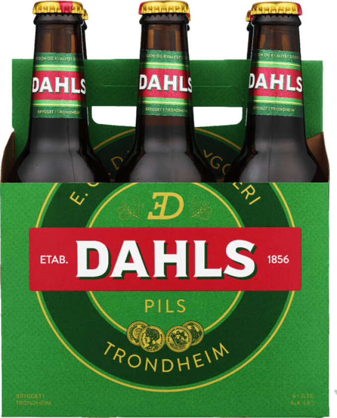 Dahls Pils 0,33lx6 flaske