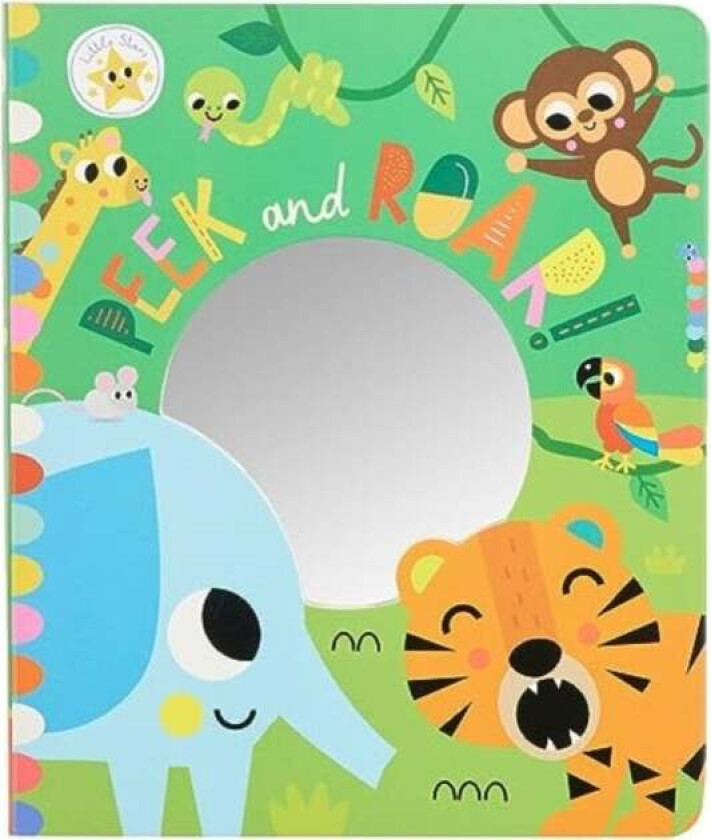 LITTLE STARS PEEK & ROAR GATEFOLD MIRROR av Christie Hainsby