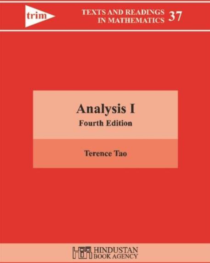 Analysis I av Terence Tao