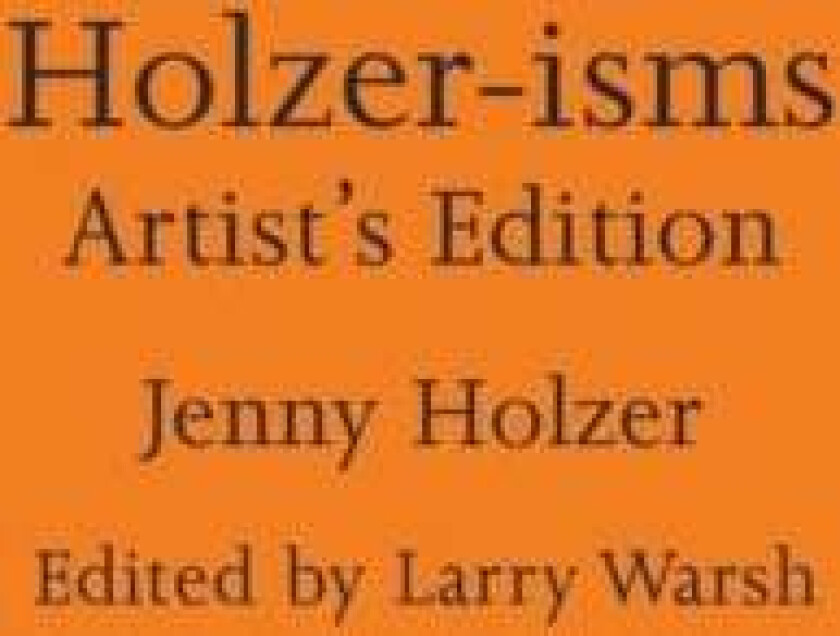 Holzer-isms av Jenny Holzer