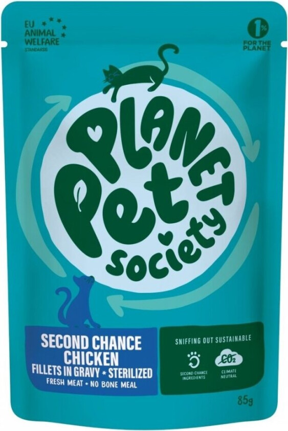 Planet Pet Society Cat Sterilized Second Chance Chicken 85 g