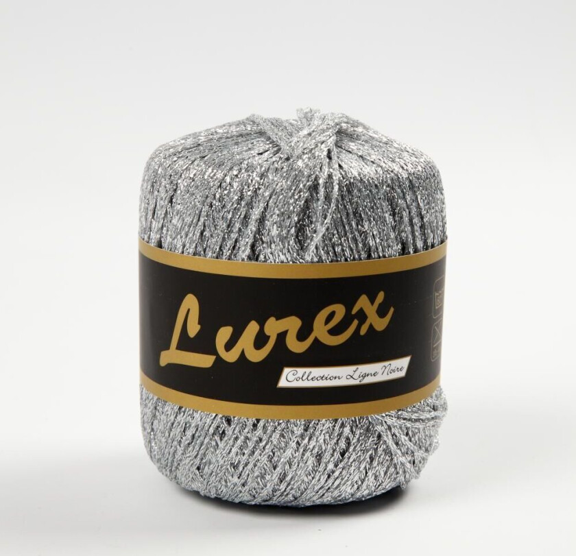 Lammy Lurex Garn 01 Sølv