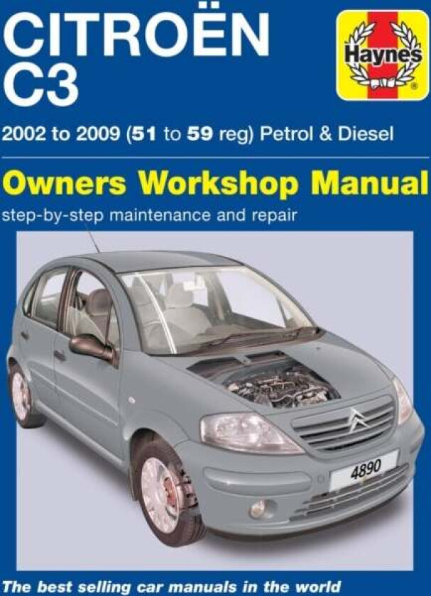 Citroen C3 Petrol & Diesel (02 - 09) Haynes Repair Manual av Haynes Publishing