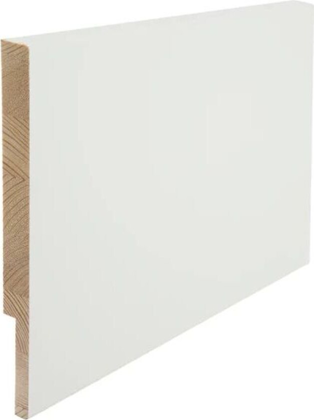 Bilde av Utforing furu laminert hvit bomull S0502-Y 18x220x4400 mm