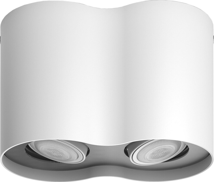 Hue WA Pillar Dobbel Spot 2x5W Hvit - 60595