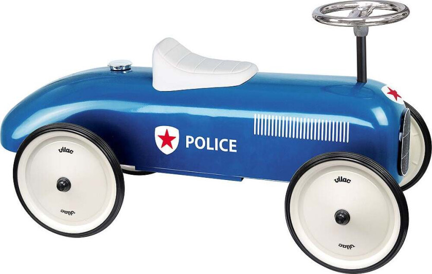Bilde av - Vintage Ride-On Car - Police - (1043)