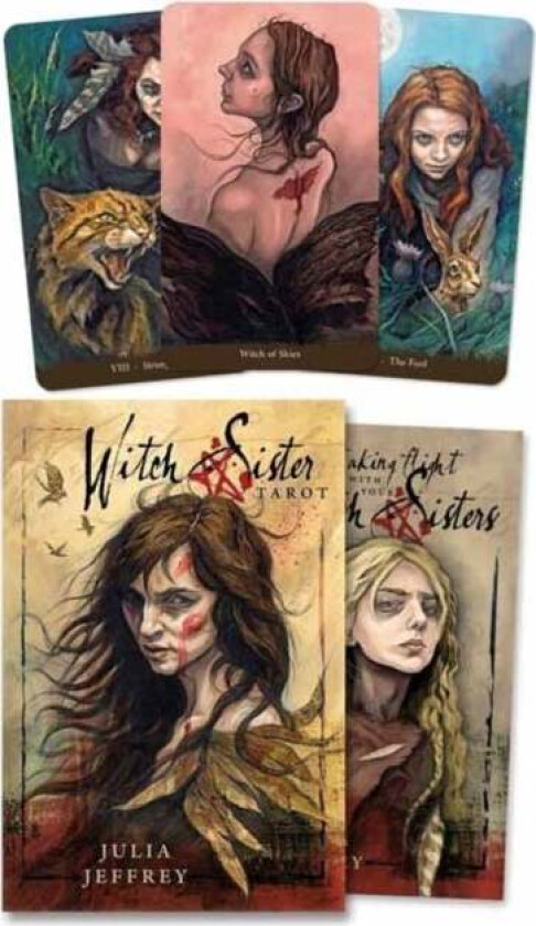Witch Sister Tarot av Julia Jeffrey