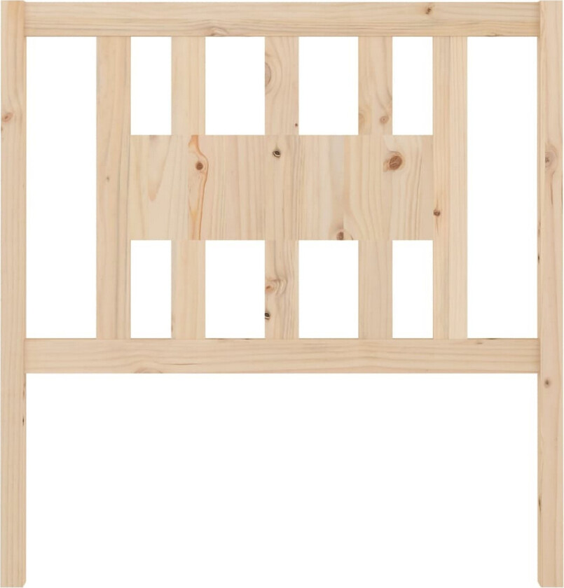 Sengegavl 96x4x100 cm heltre furu