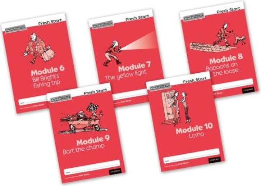 Read Write Inc. Fresh Start: Modules 6-10 - Mixed Pack of 5 av Gill Munton