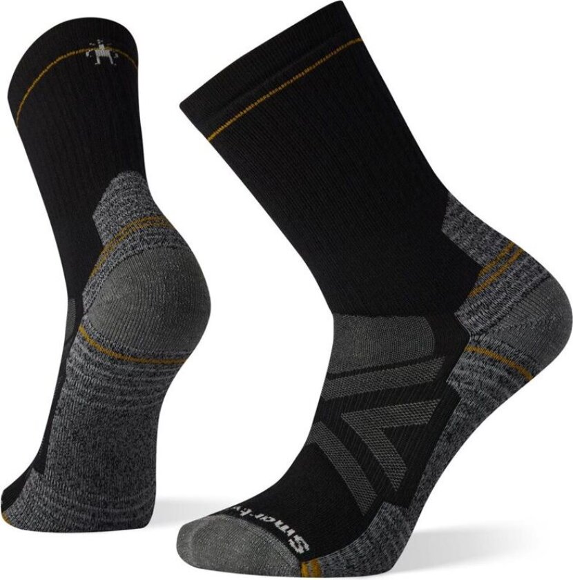 Men's Hike Full Cushion Crew Socks Black XL, Black
