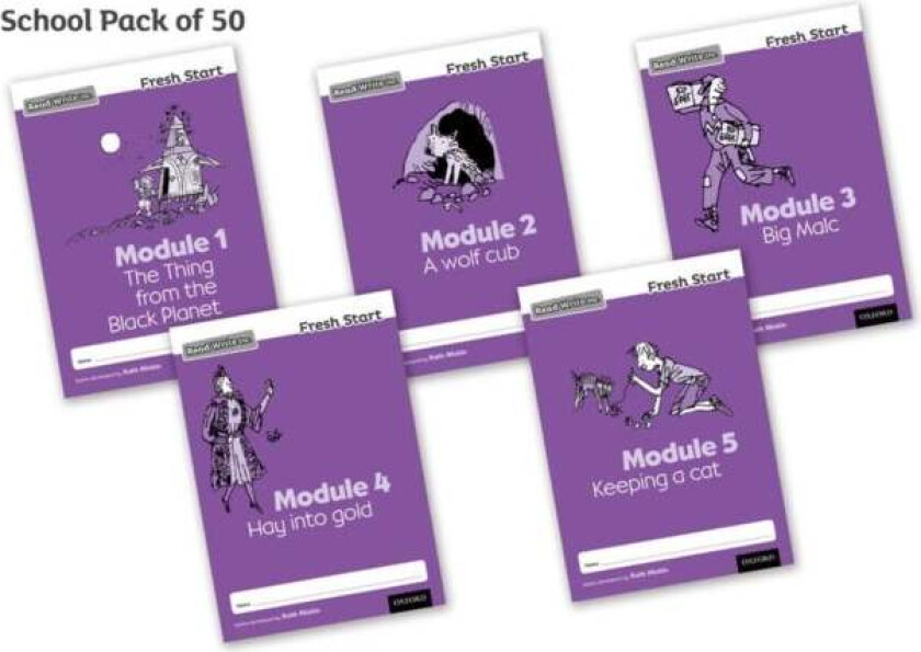 Read Write Inc. Fresh Start: Modules 1-5 - School Pack of 50 av Gill Munton