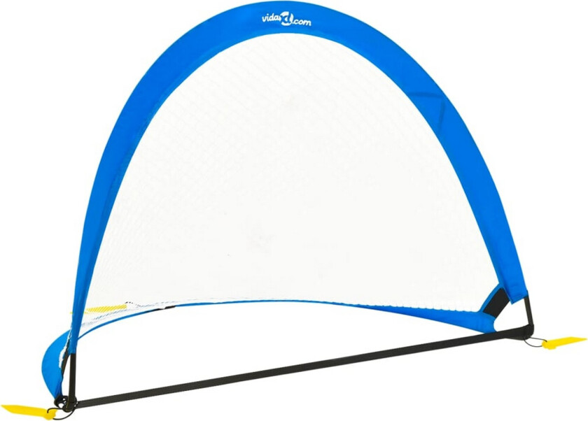 Fotballmål for barn 2 stk oppbevaringspose 119x82x84,5 cm
