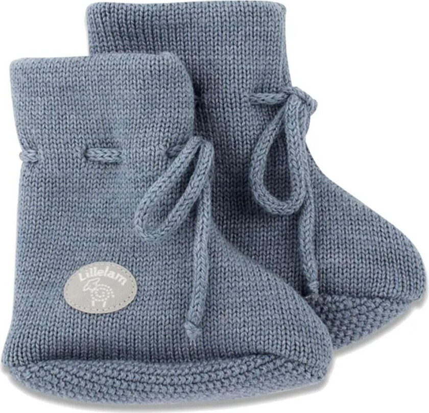 Tøfler Classic Ulltøfler Baby 0-2år, Mellomblå