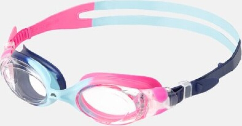 Whale, Pink/blue, 8-12, Dykkermaske og svømmebriller