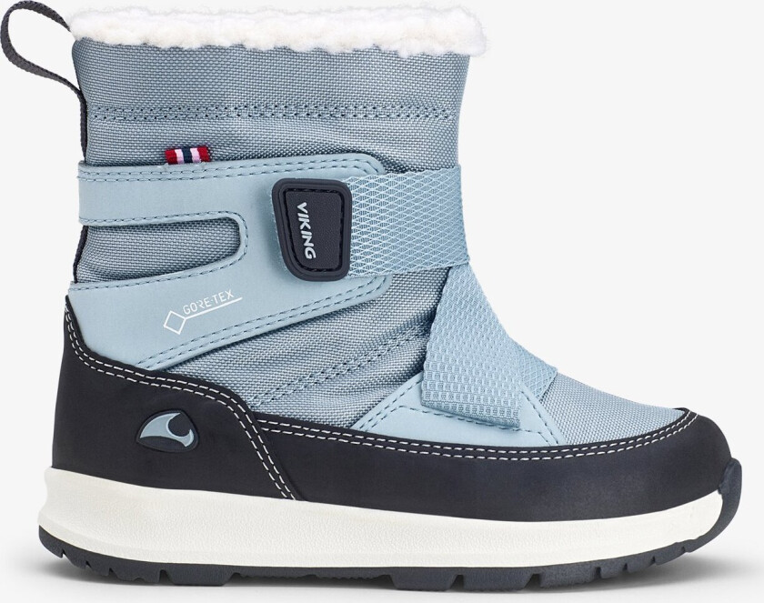 Verglas Kids Winter Shoes Blue Gore-Tex Velcro