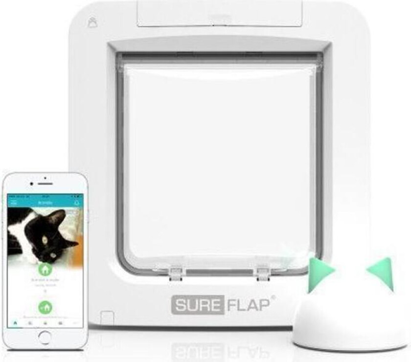 Microchip Pet Door Connect - Sett: Dør + Hub