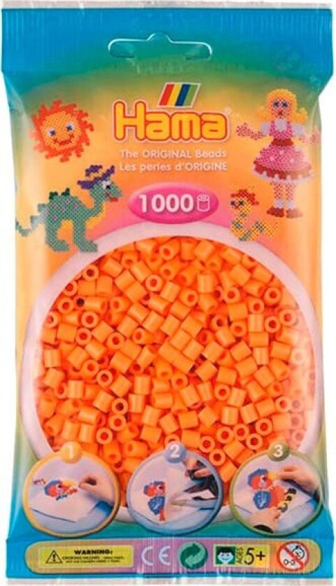 Midi 1000 Perler - Aprikos 79