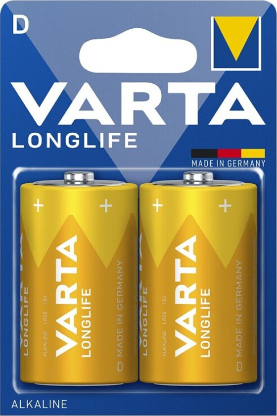 Varta Longlife - D - 2-pk
