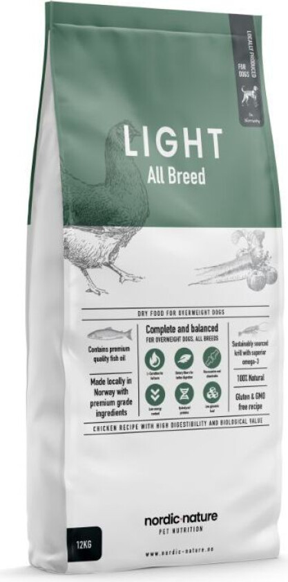 Light All Breed Tørrfôr til hund 3 kg