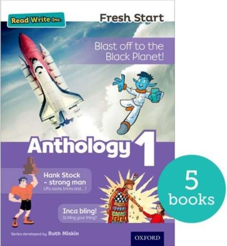 Read Write Inc. Fresh Start: Anthology 1 - Pack of 5 av Gill Munton, Janey Pursglove, Adrian Bradbury