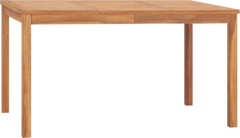 Utendørs spisebord 140x80x77 cm heltre teak
