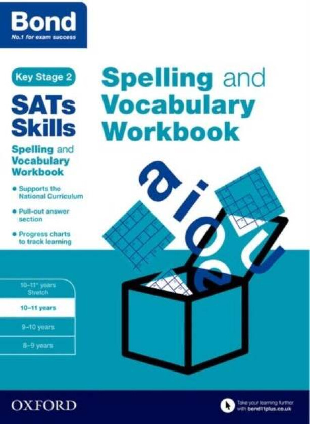 Bond SATs Skills Spelling and Vocabulary Workbook av Michellejoy Hughes, Bond SATs Skills