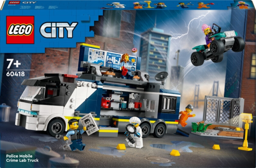 Lego City - Politiets Mobile Etterforskningslab 60418