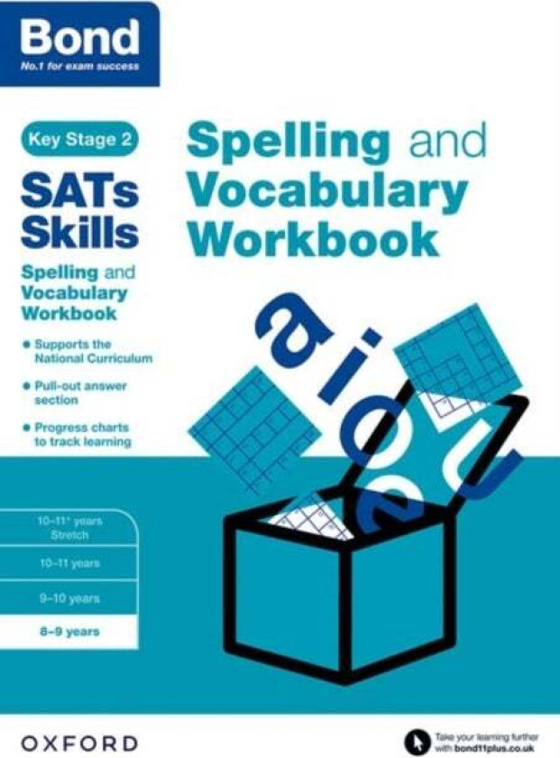 Bond SATs Skills Spelling and Vocabulary Workbook av Michellejoy Hughes, Bond SATs Skills