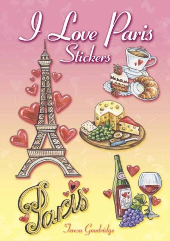 I Love Paris Stickers av Teresa Goodridge