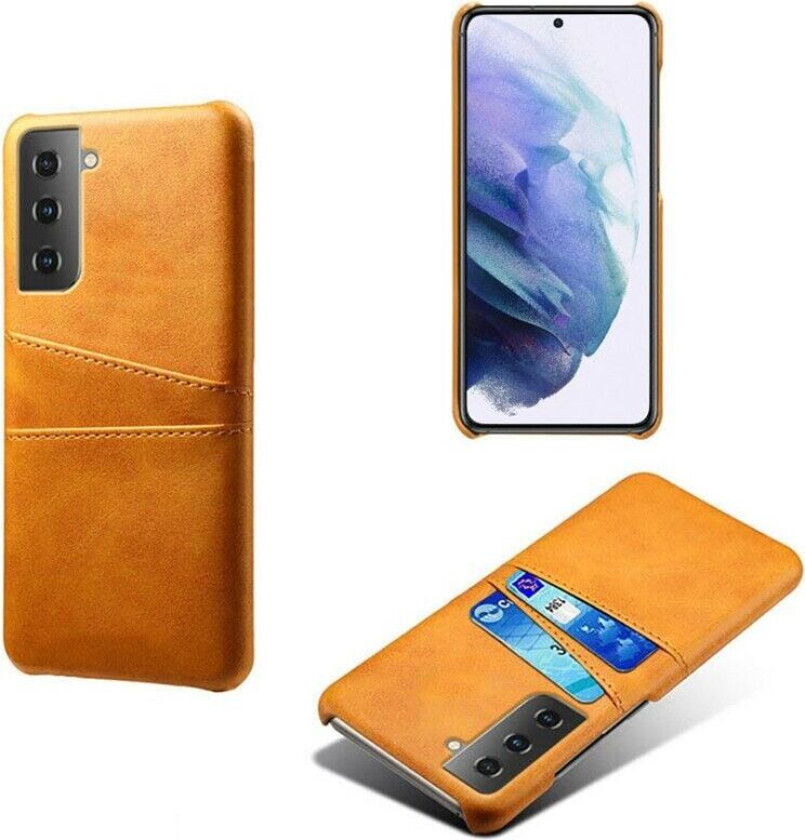 Retro deksel med kort Samsung Galaxy S22 : Farge - Gul