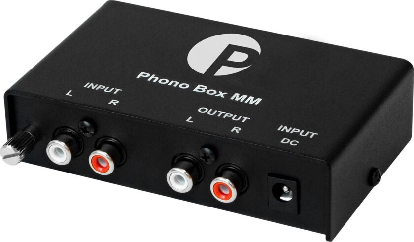 Phono Box Mm Riaa-Trinn - Sort