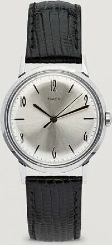 Marlin Hand Wound TW2R47900 - Kvarts - Sølv - Unisex - Skinn - Akryl
