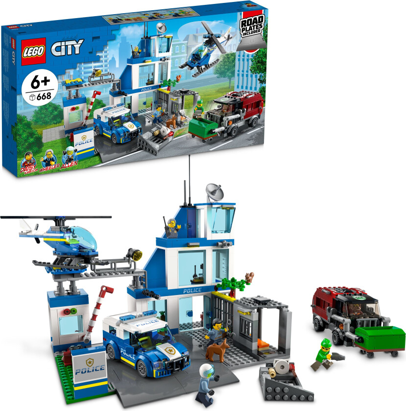 Bilde av Lego City Politistasjon 6 År+