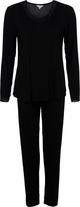 Bamboo Pyjamas, Farge: Svart, Størrelse: XS, Kvinner