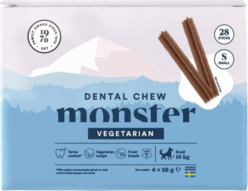 Monster Dog Dental Chew Vegetarian Small (28-pack)