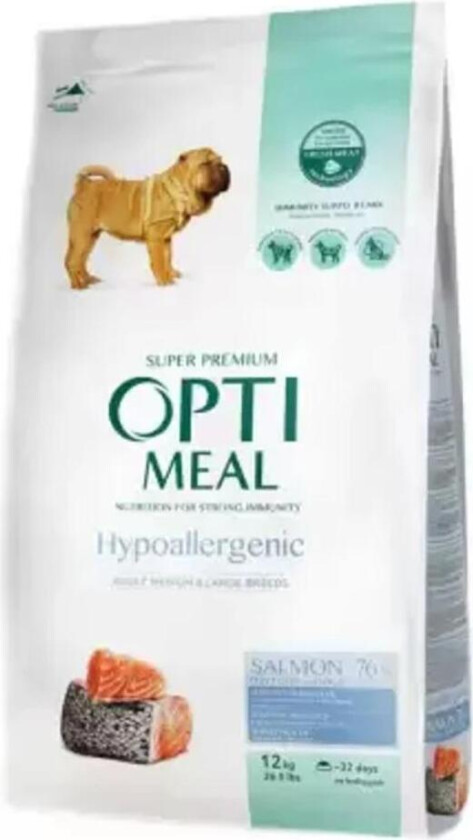 Dog Adult & Senior Medium & Large Breed Hypoallergenic Tørrfôr til hund 4 kg