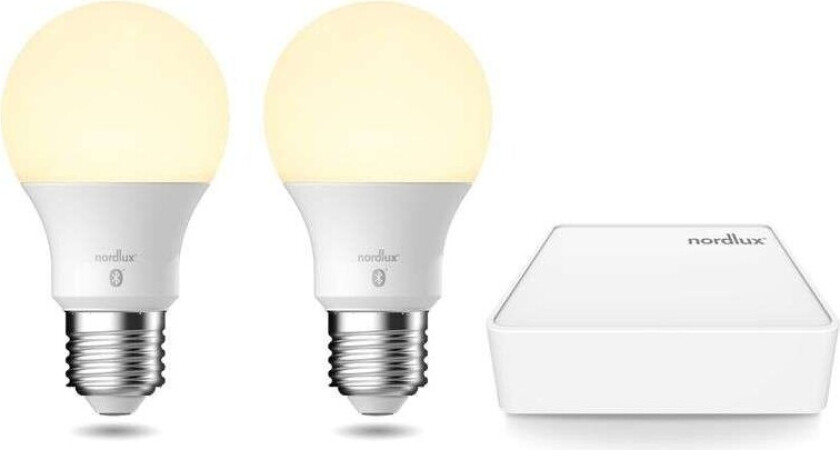 Start Pack 2 x Lyspærer Smart E27 (900 lm) + Bridge - Nordlux