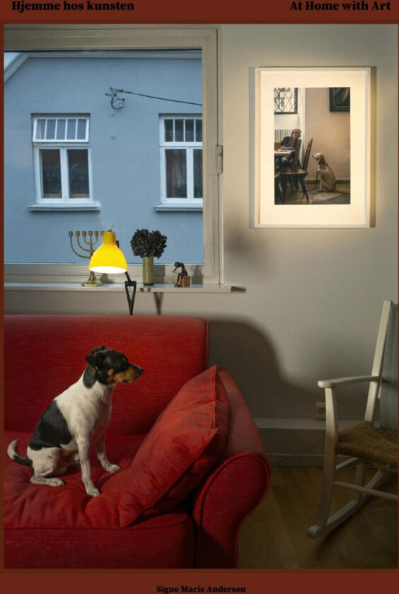 Hjemme hos kunsten = At home with art av Signe Marie Andersen, Line Ulekleiv