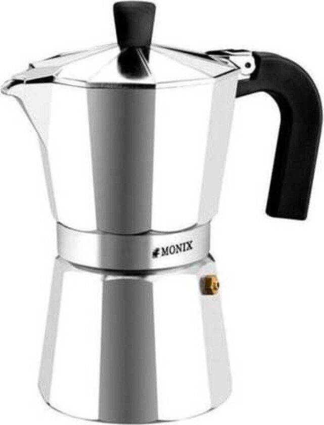 Italiensk kaffekanne Monix M620003 aluminiummetall (3 kvanta)