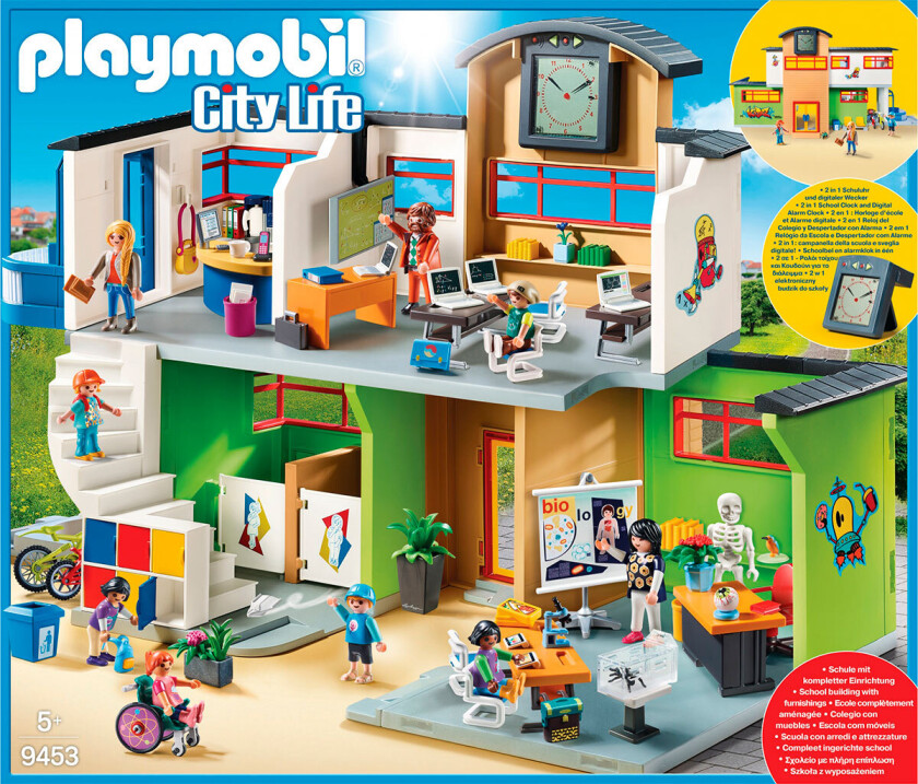 Playmobil City Life - Skole Med Innredning 9453