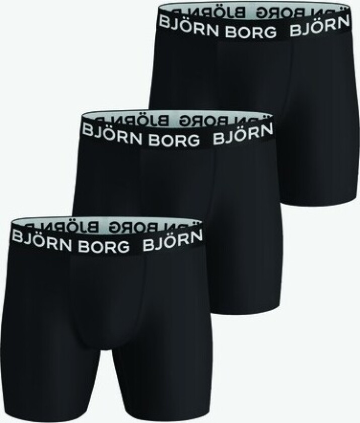 Performance Boxer 3p Herre Svart XS