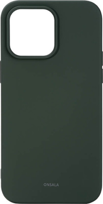 Phone Case Silicone Olive Green - iPhone 14 Pro Max