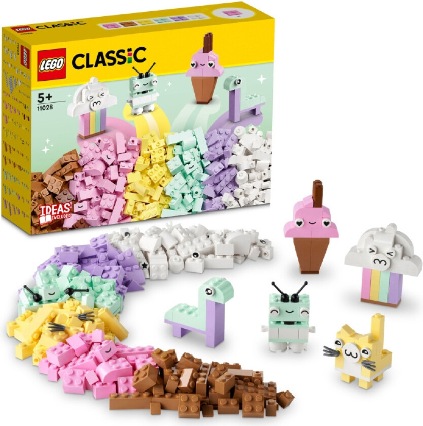 Lego Classic - Kreativ Lek Med Pastellfarger 11028