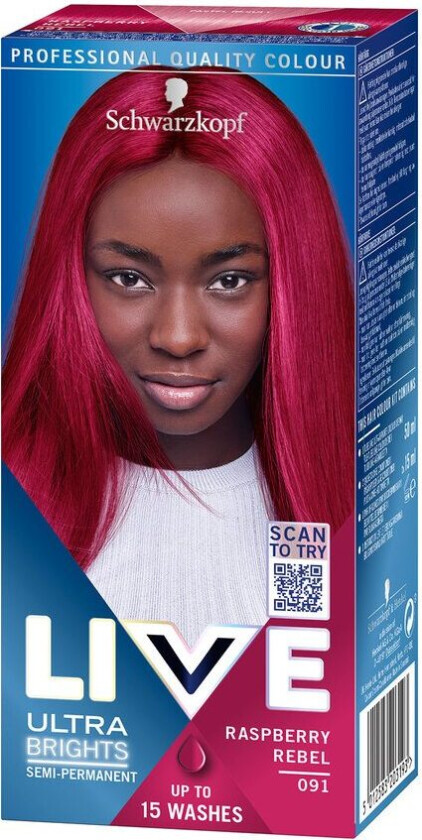 Schwarzkopf Live Ultra Bright 091 Raspberry Rebel