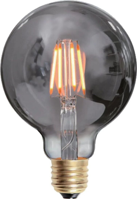 Edison E27 globe filament 4W 2200K 80 mm dimbar - Smoke
