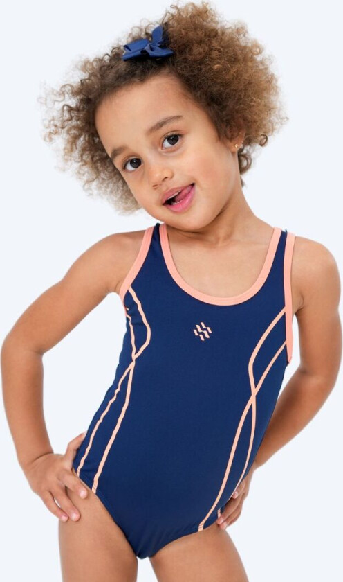 badedrakt til jenter - Hurley - Mørkeblå/oransje