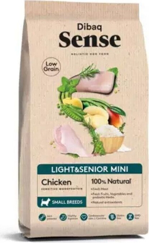 Dog Senior Light Small Breeds Tørrfôr til hund 2 kg
